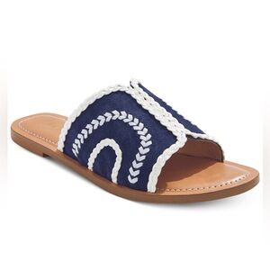 Leather Braided Flats